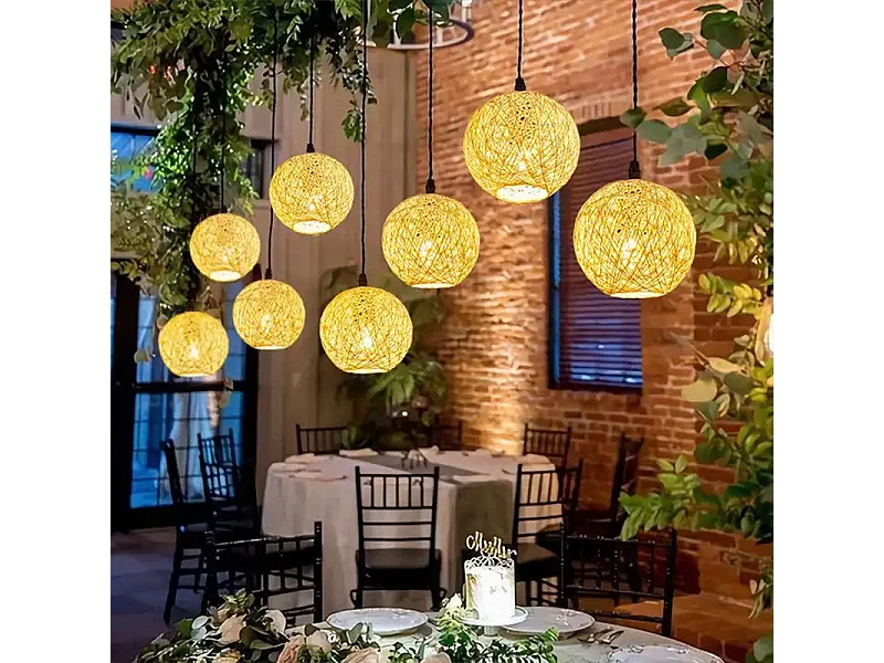 Lampe Suspendue Toolight App1320-1Cp Boho Beige