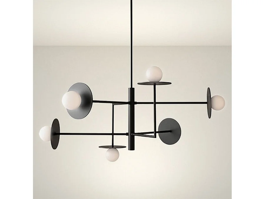 Lampe Suspendue Toolight App1668-6Cp Black