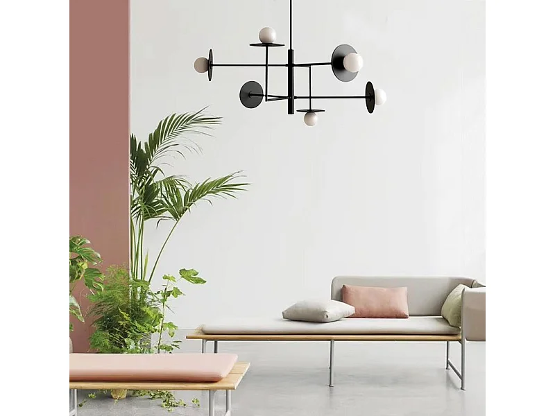 Lampe Suspendue Toolight App1668-6Cp Black