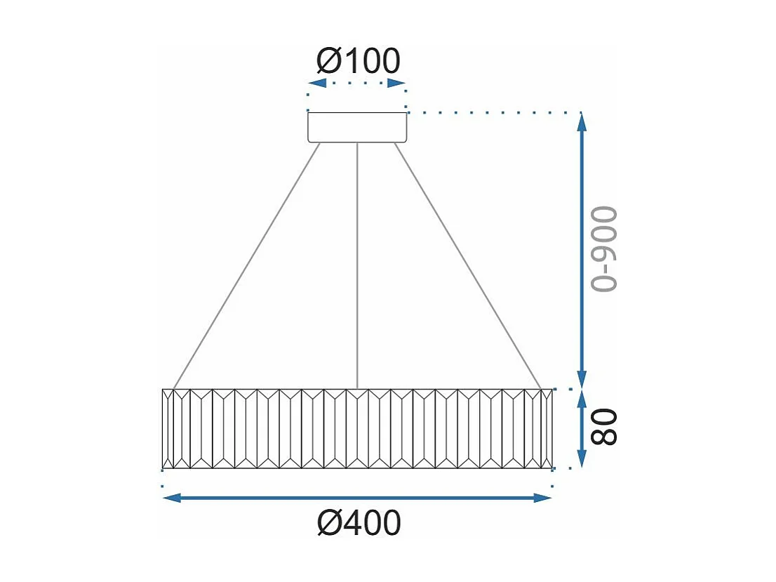 Hanglamp Toolight App982-Cp Transparent