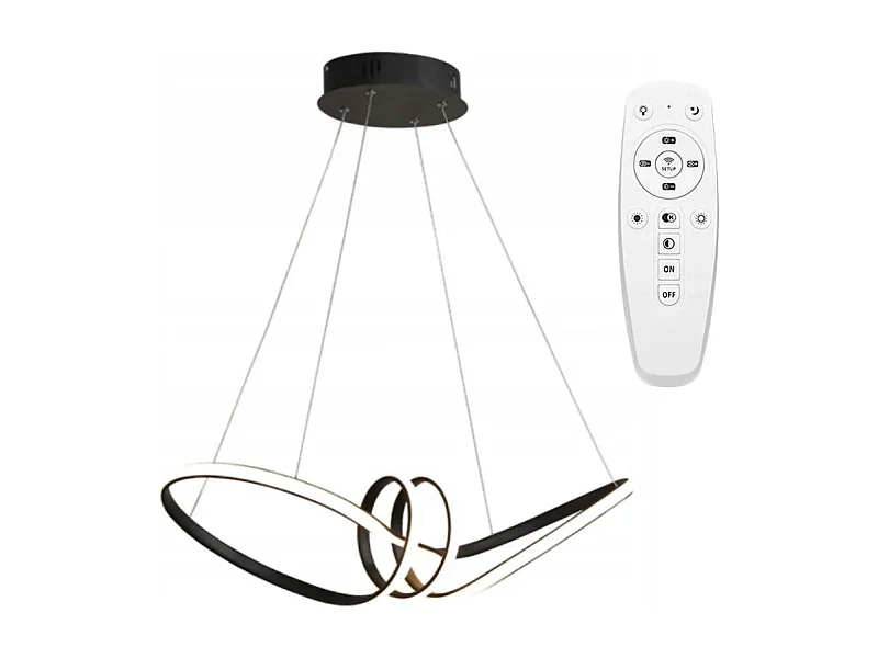 Hängelampe Toolight Led App823-Cp Long Black