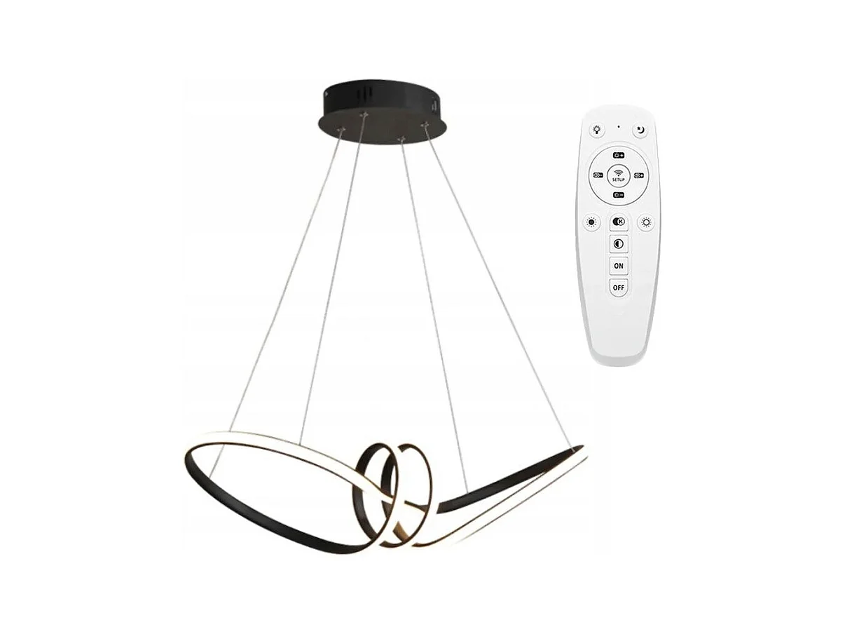 Lampe Suspendue Toolight Led App823-Cp Long Black