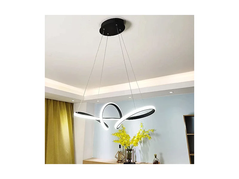 Hängelampe Toolight Led App823-Cp Long Black