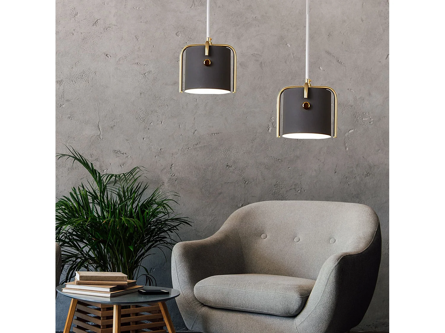 Lámpara Toolight App934-1Cp Elegant Black