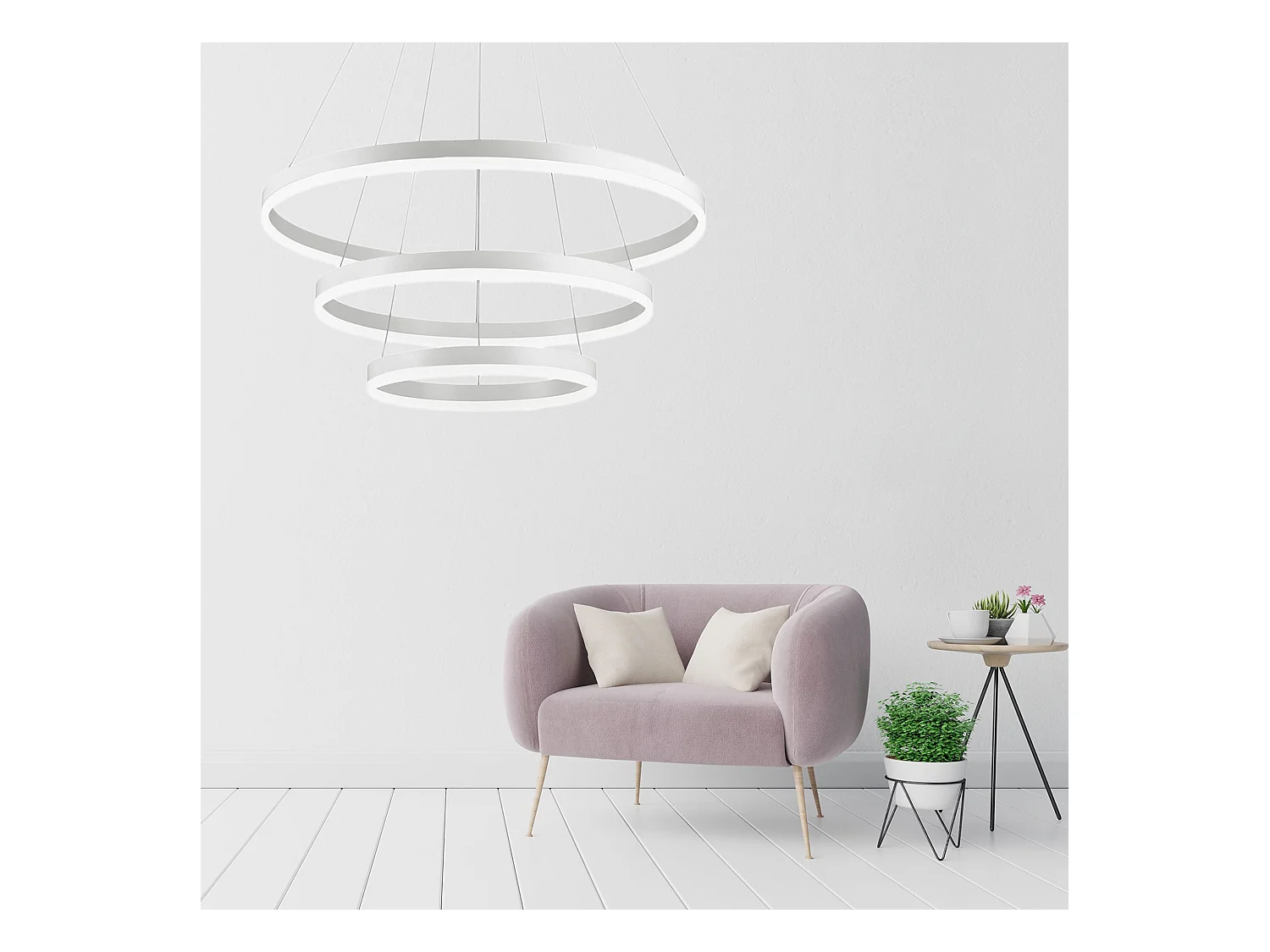 Lampe Suspendue Toolight App657 20/40/60Cm Grey