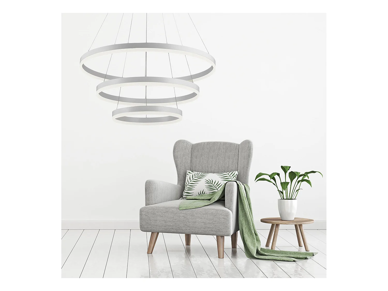Hanglamp Toolight App657 20/40/60Cm Grey
