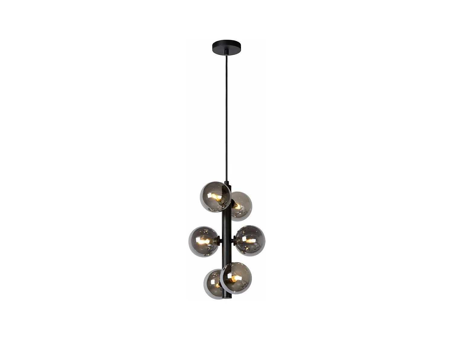 Lampe Suspendue Toolight App1163-6Cp Black Grey