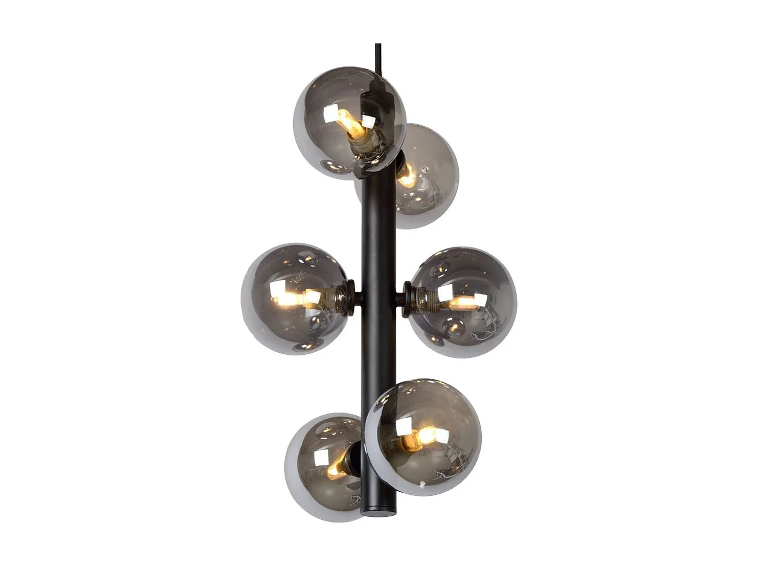 Candeeiro Suspenso Toolight App1163-6Cp Black Grey