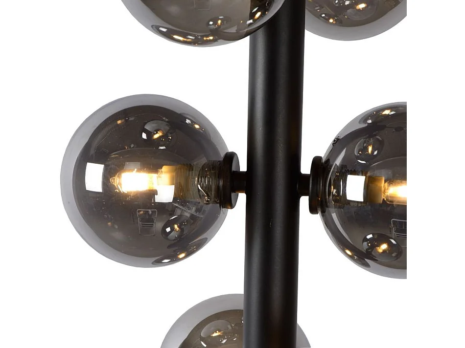 Candeeiro Suspenso Toolight App1163-6Cp Black Grey