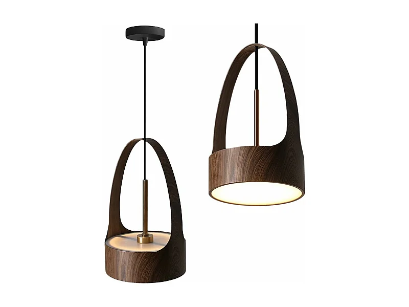 Lampe Suspendue Toolight App1187-Cp Black Rose Gold
