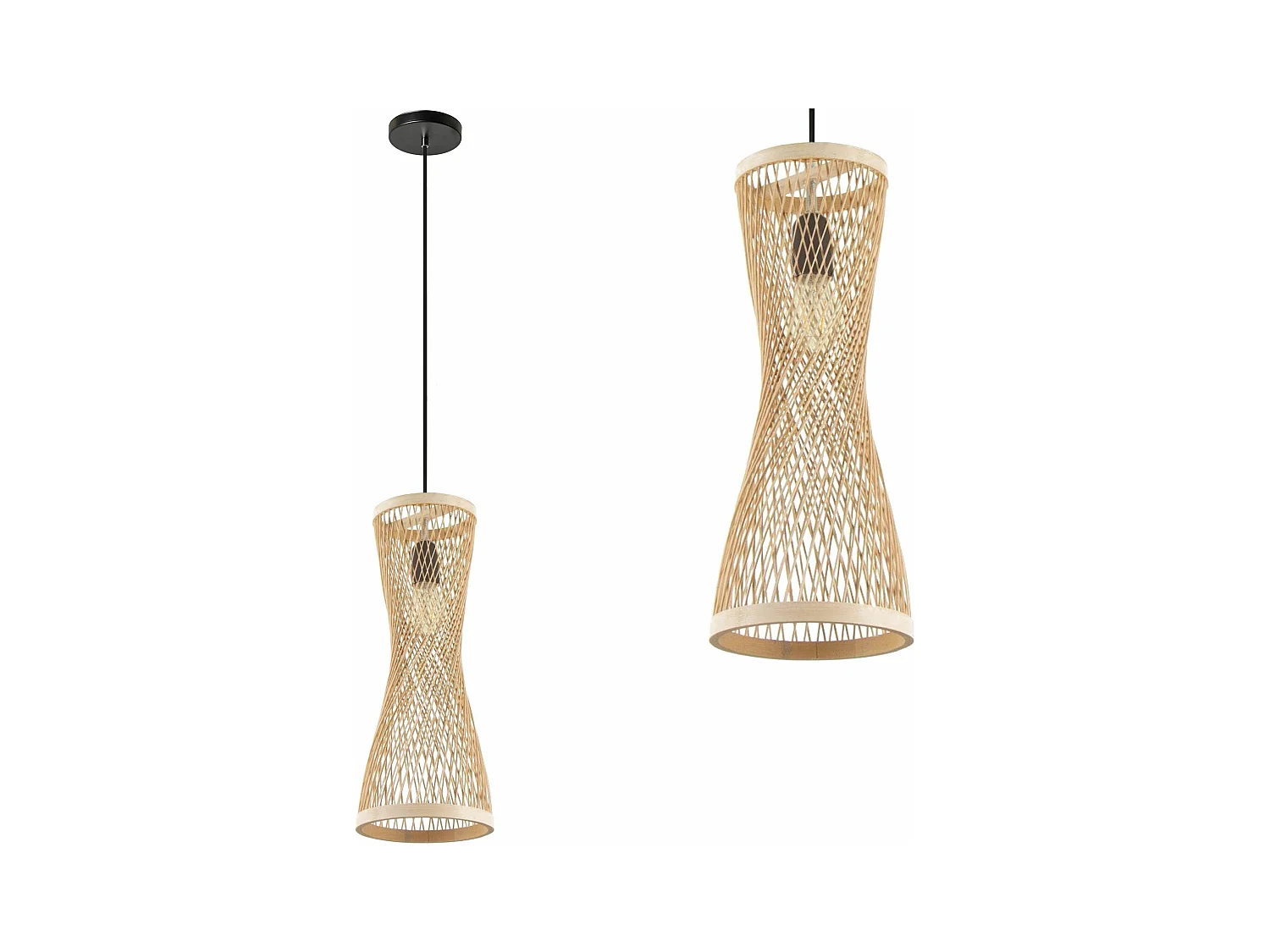 Lampe Suspendue Toolight App1637-1Cp Boho Beige