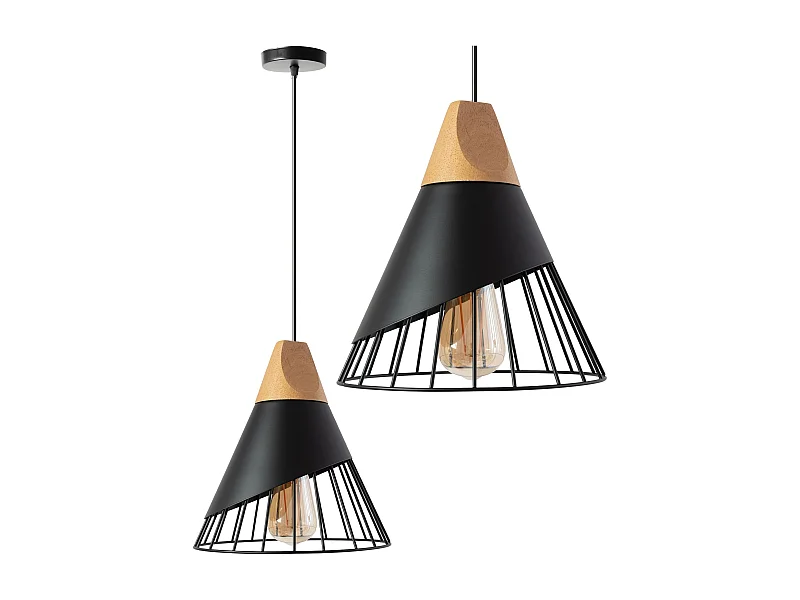 Lampe Suspendue Toolight App223-1Cp Black