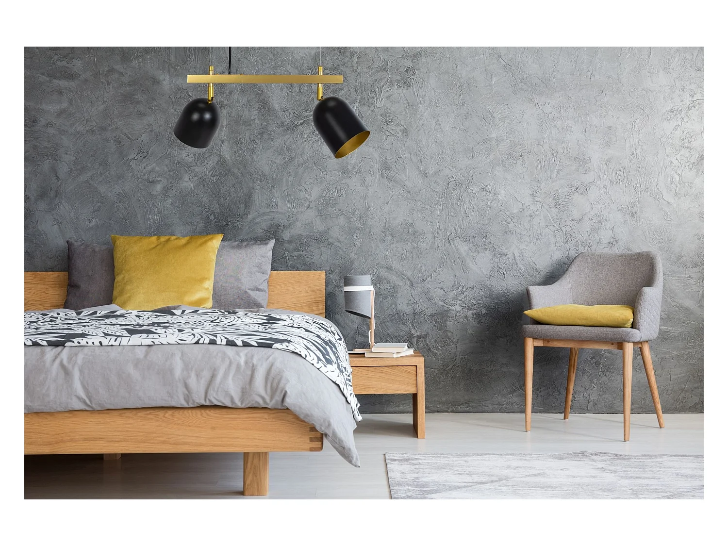 Lampe Suspendue Toolight App1033-2C Black