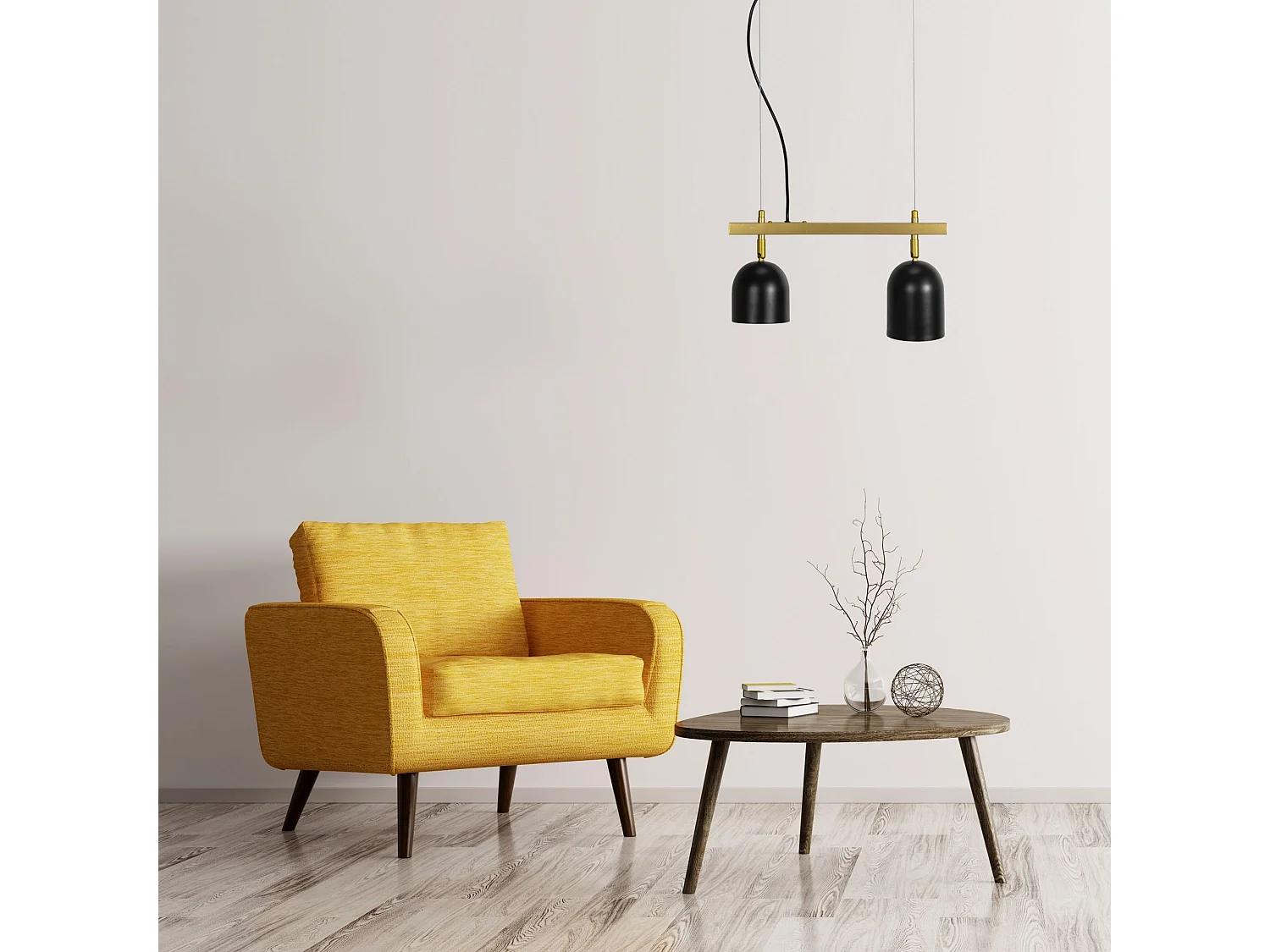 Lampe Suspendue Toolight App1033-2C Black