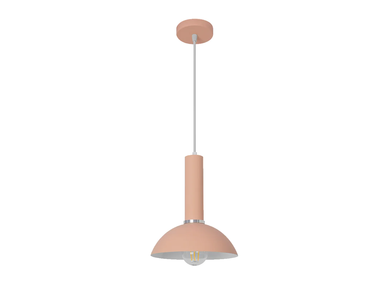 Candeeiro Suspenso Toolight App128-1Cp C Osti Rose Gold