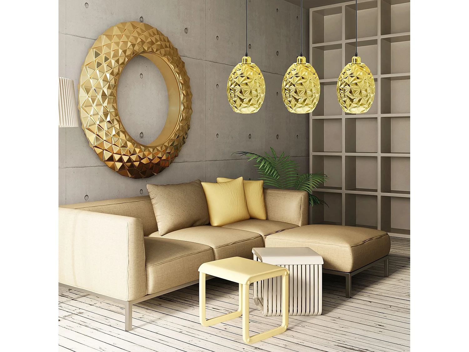 Hanglamp Toolight App565-1Cp Gold