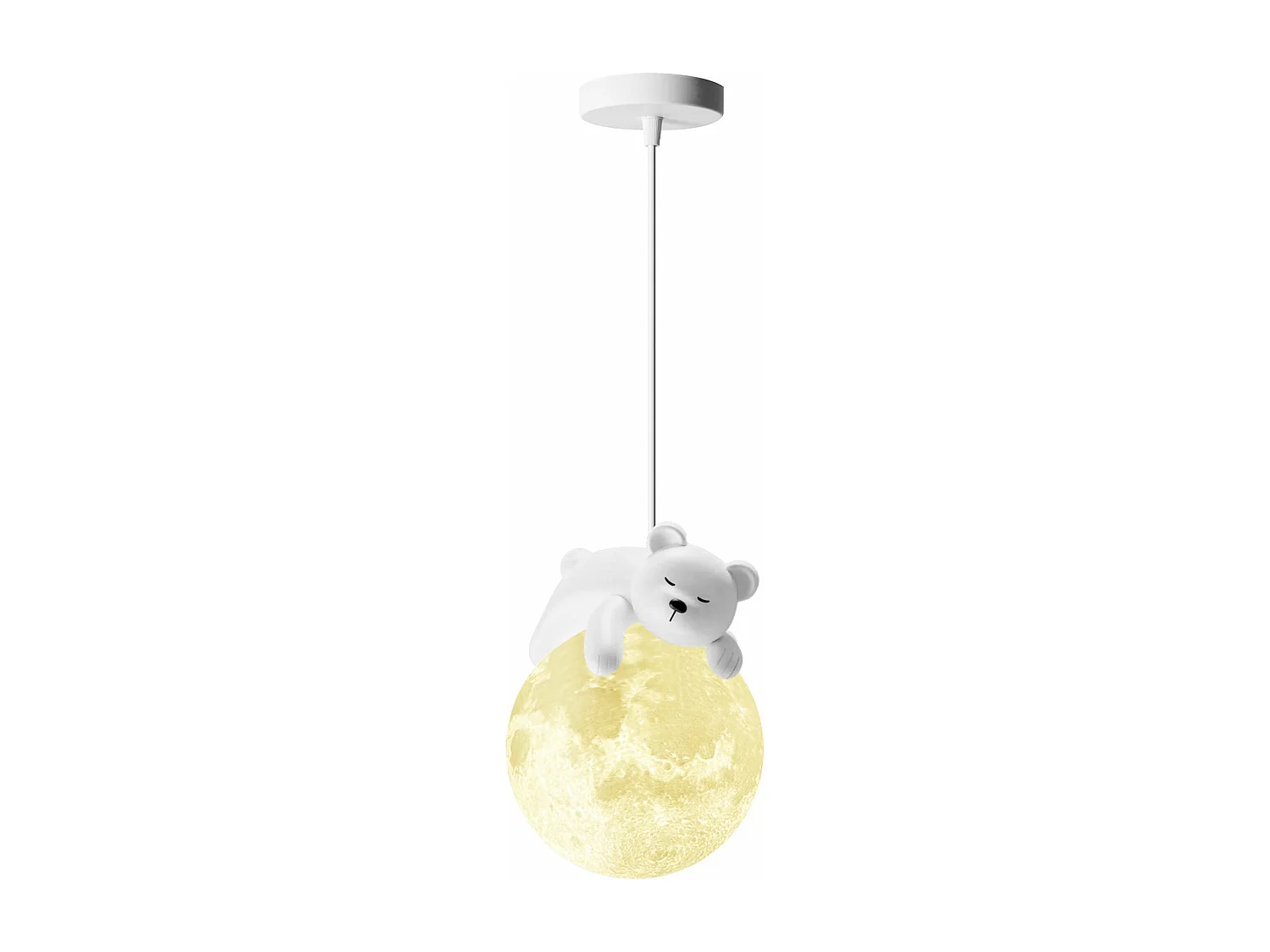 Lampe Suspendue Toolight App1597-1Cp Bear White