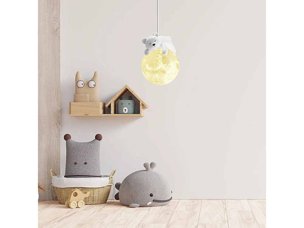Lampe Suspendue Toolight App1597-1Cp Bear White
