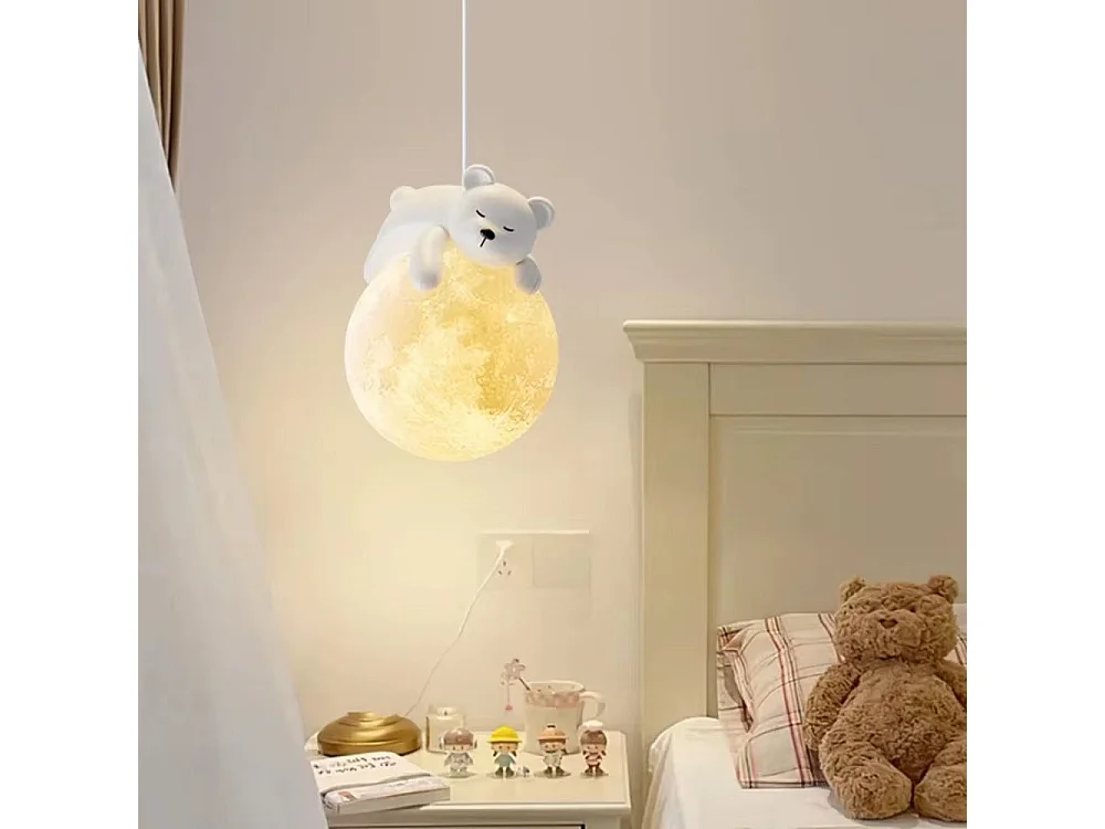 Lampe Suspendue Toolight App1597-1Cp Bear White