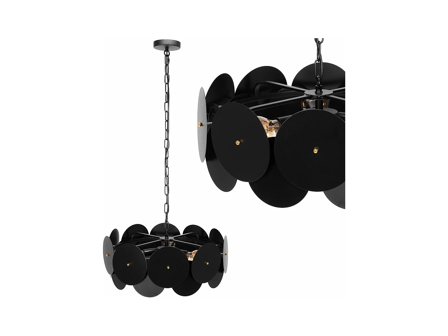 Lampe Suspendue Toolight App1307-Cp Black