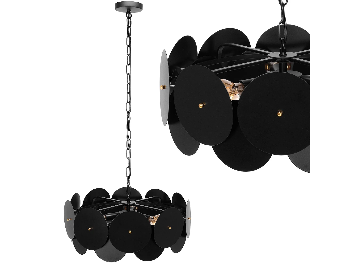 Lampe Suspendue Toolight App1307-Cp Black