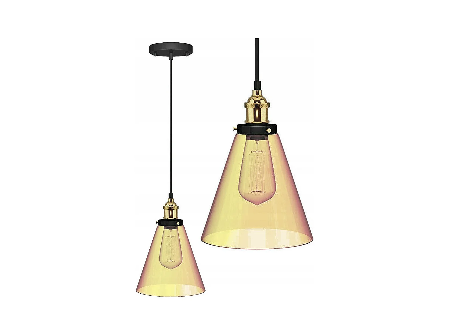 Lampe Suspendue Toolight App043-1Cp Verto A Brown