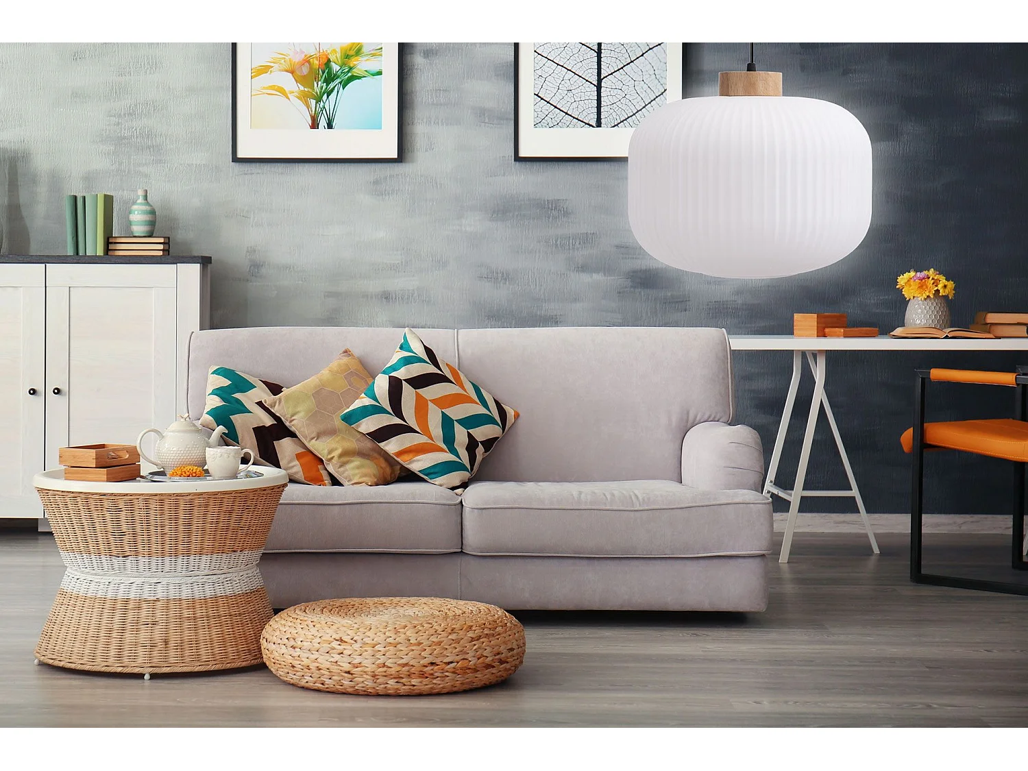 Lampe Suspendue Toolight App1069-Cp White