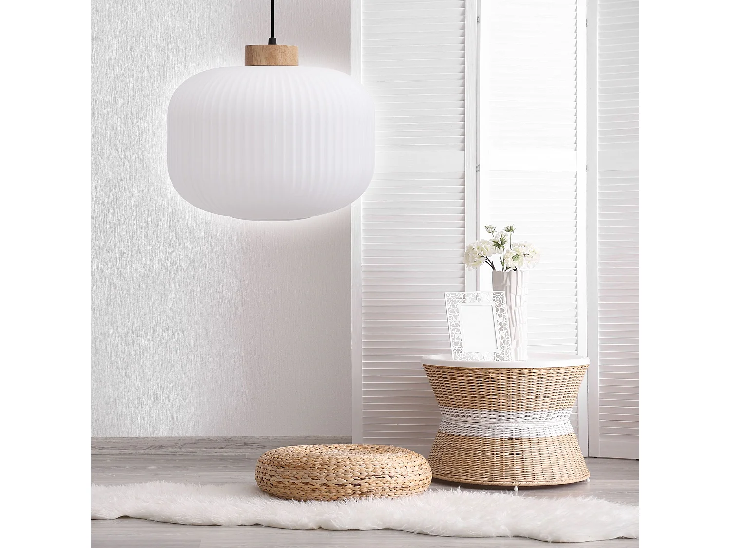 Toolight APP1069-CP hængelampe hvid 23X31X23CM