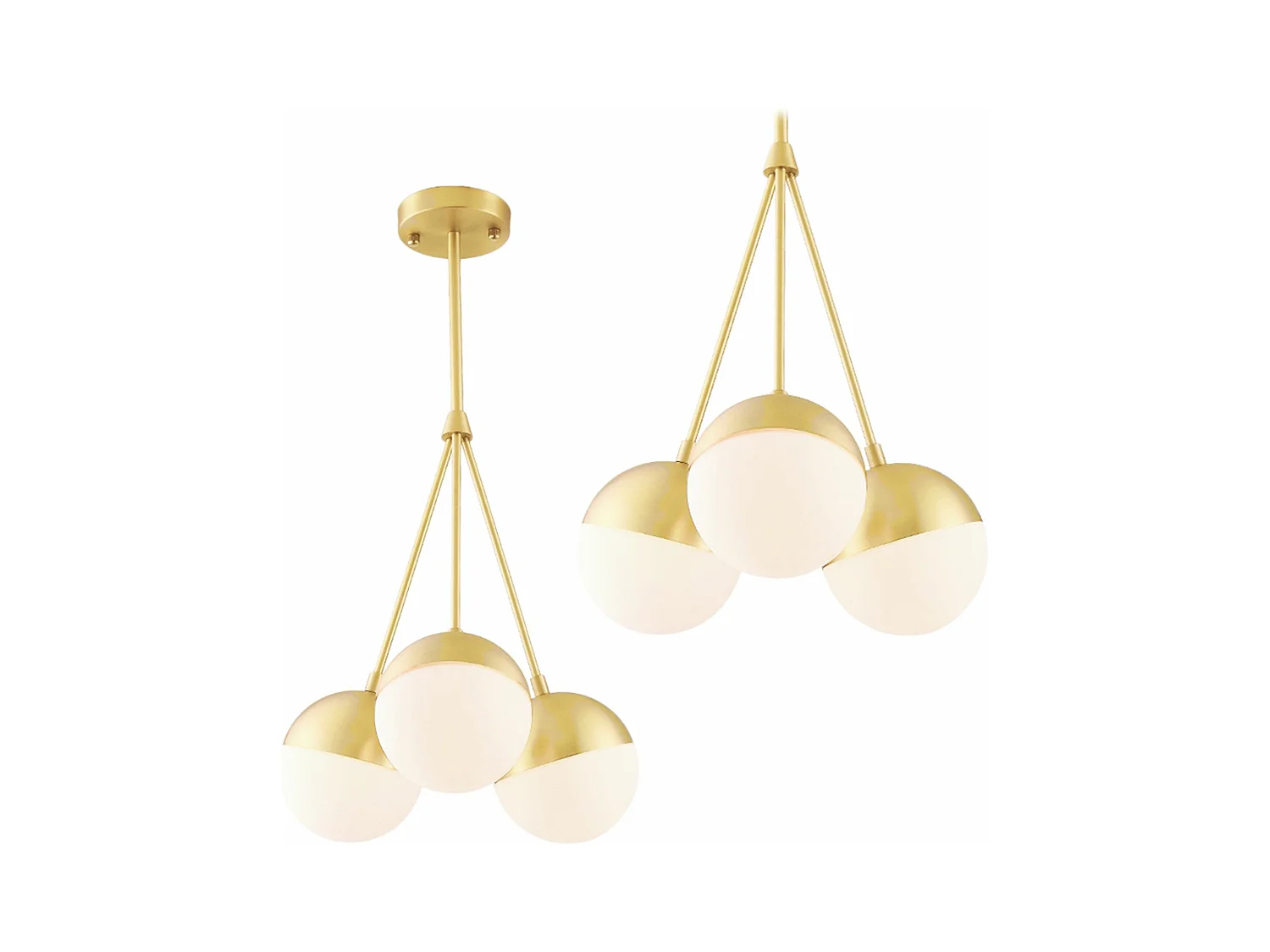 Lampe Suspendue Toolight App688-3Cp Gold