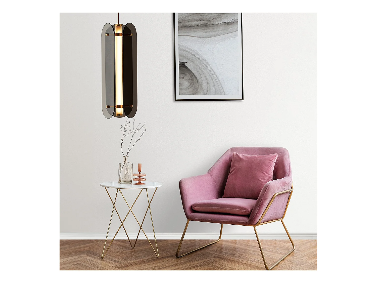 Hängelampe Toolight App1676-Cp Long Black