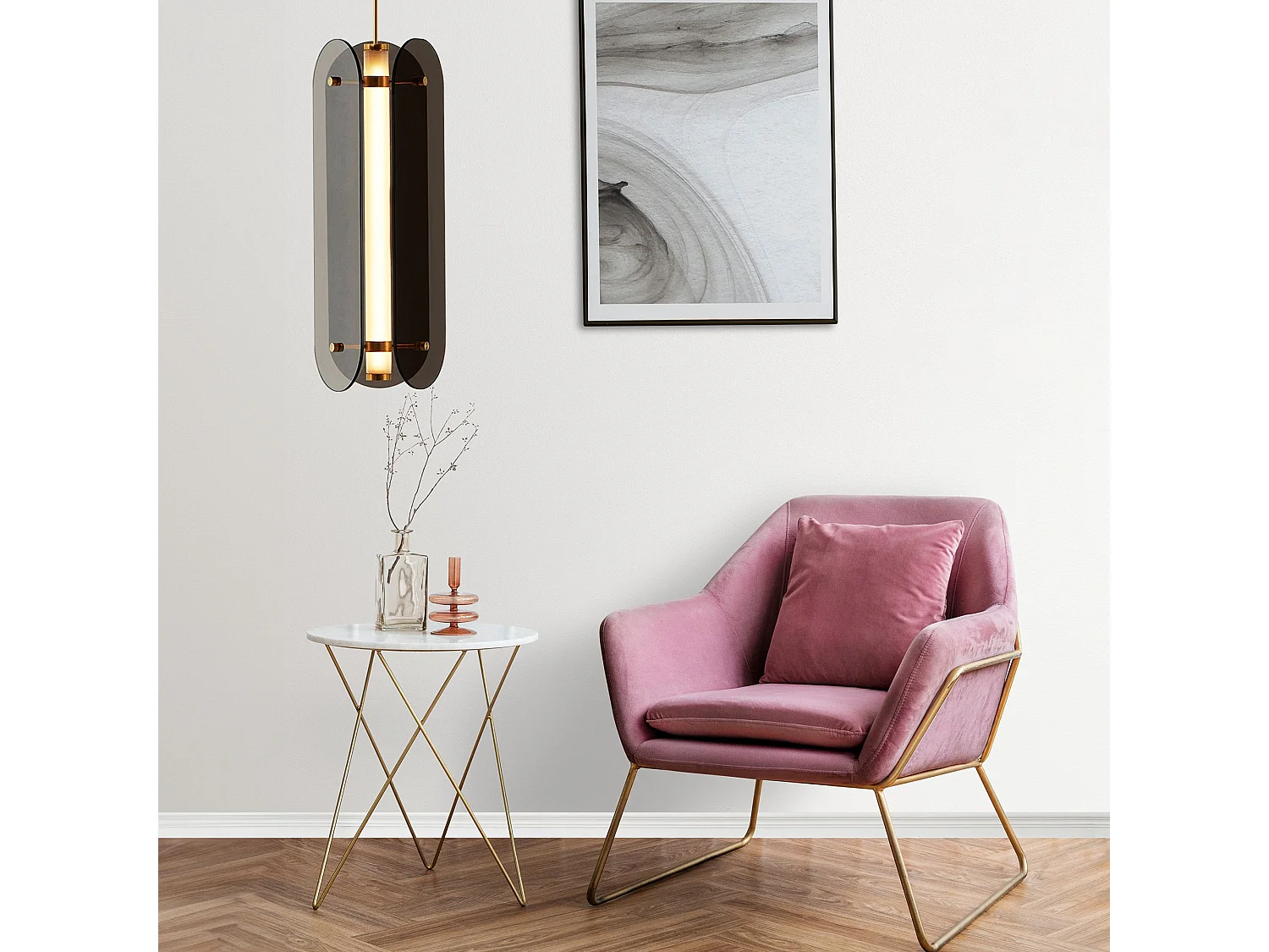 Lámpara Toolight App1676-Cp Long Black