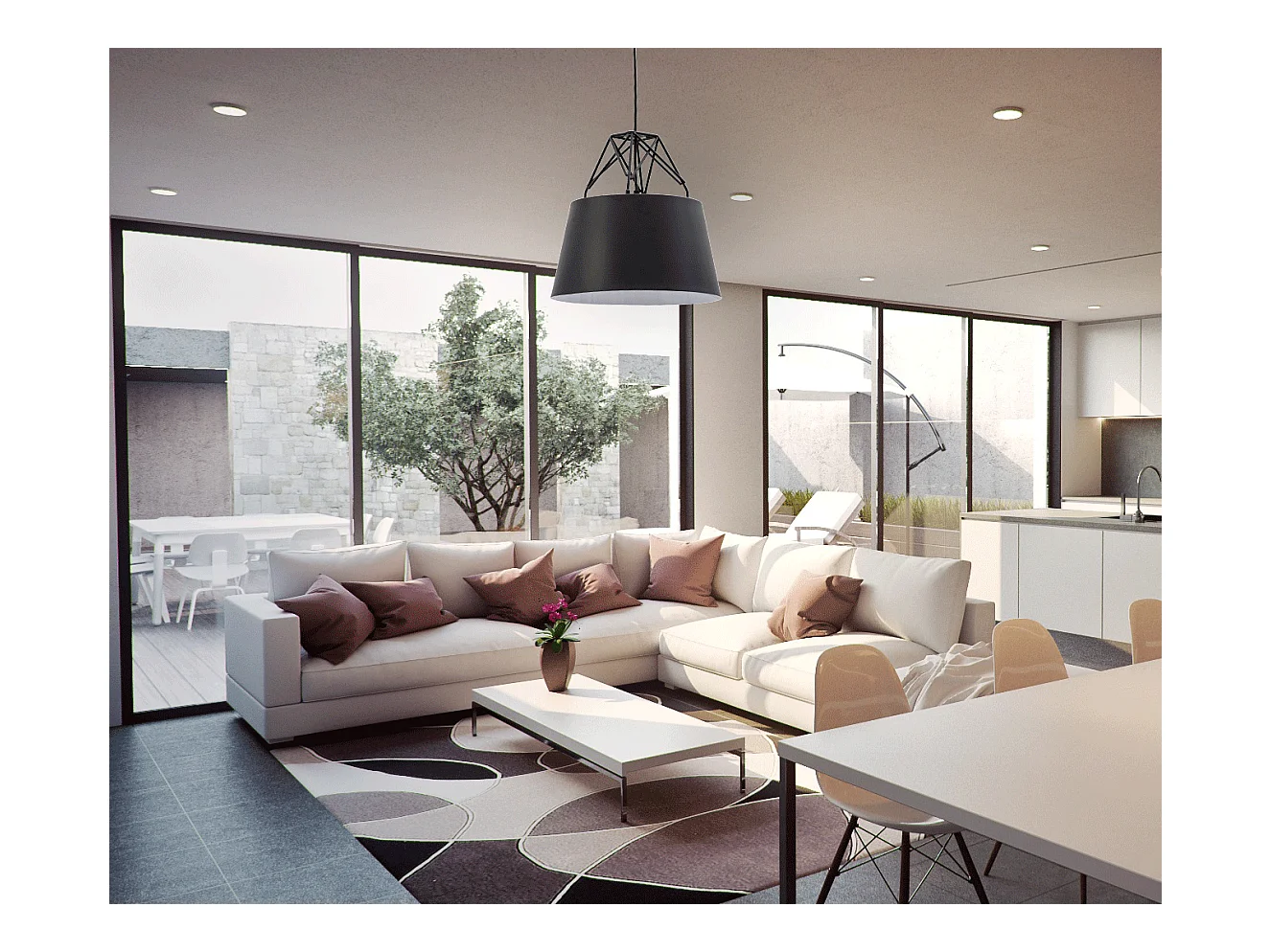 Lampe Suspendue Toolight App422-1Cp Black