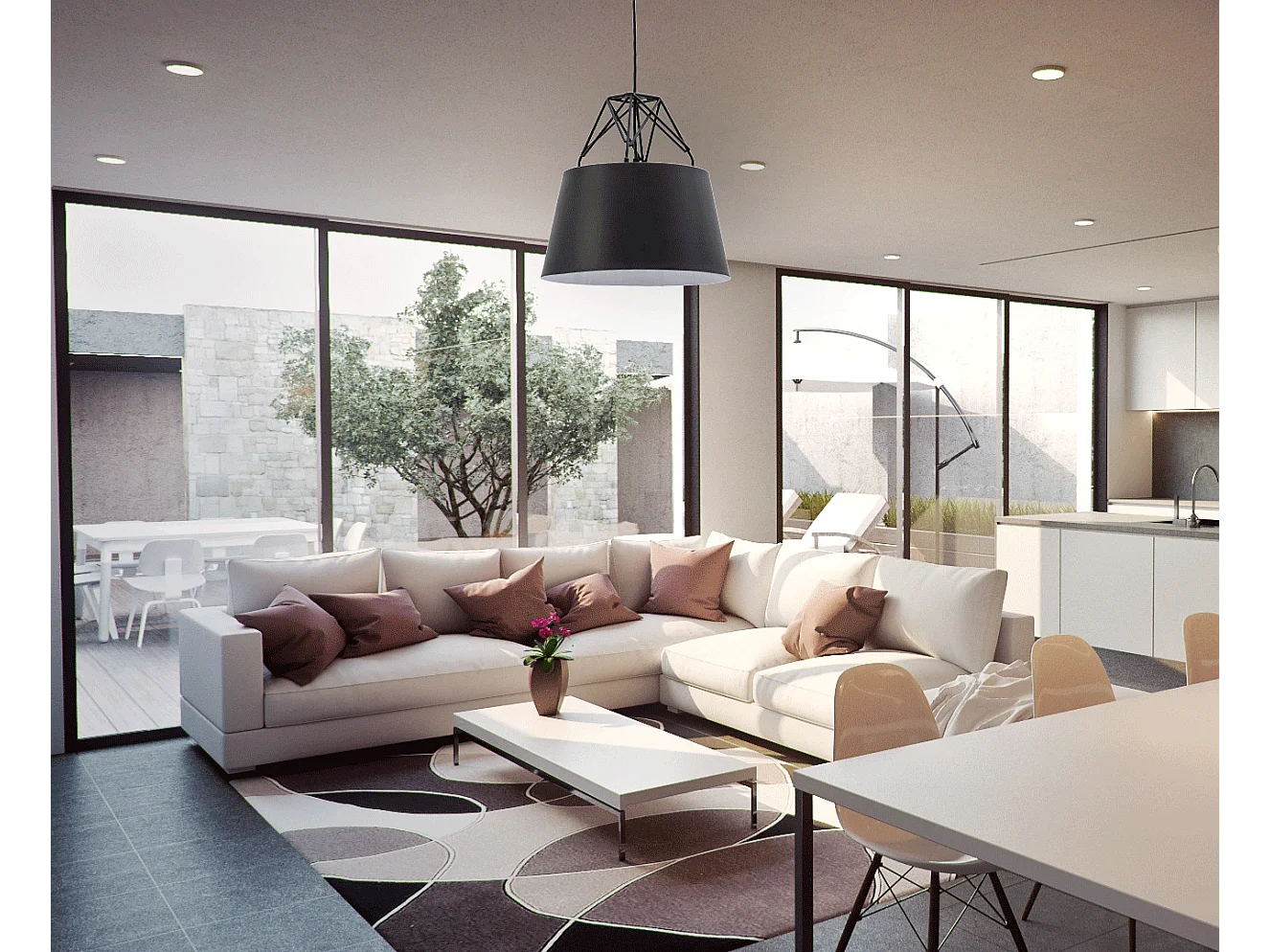 Lampe Suspendue Toolight App422-1Cp Black