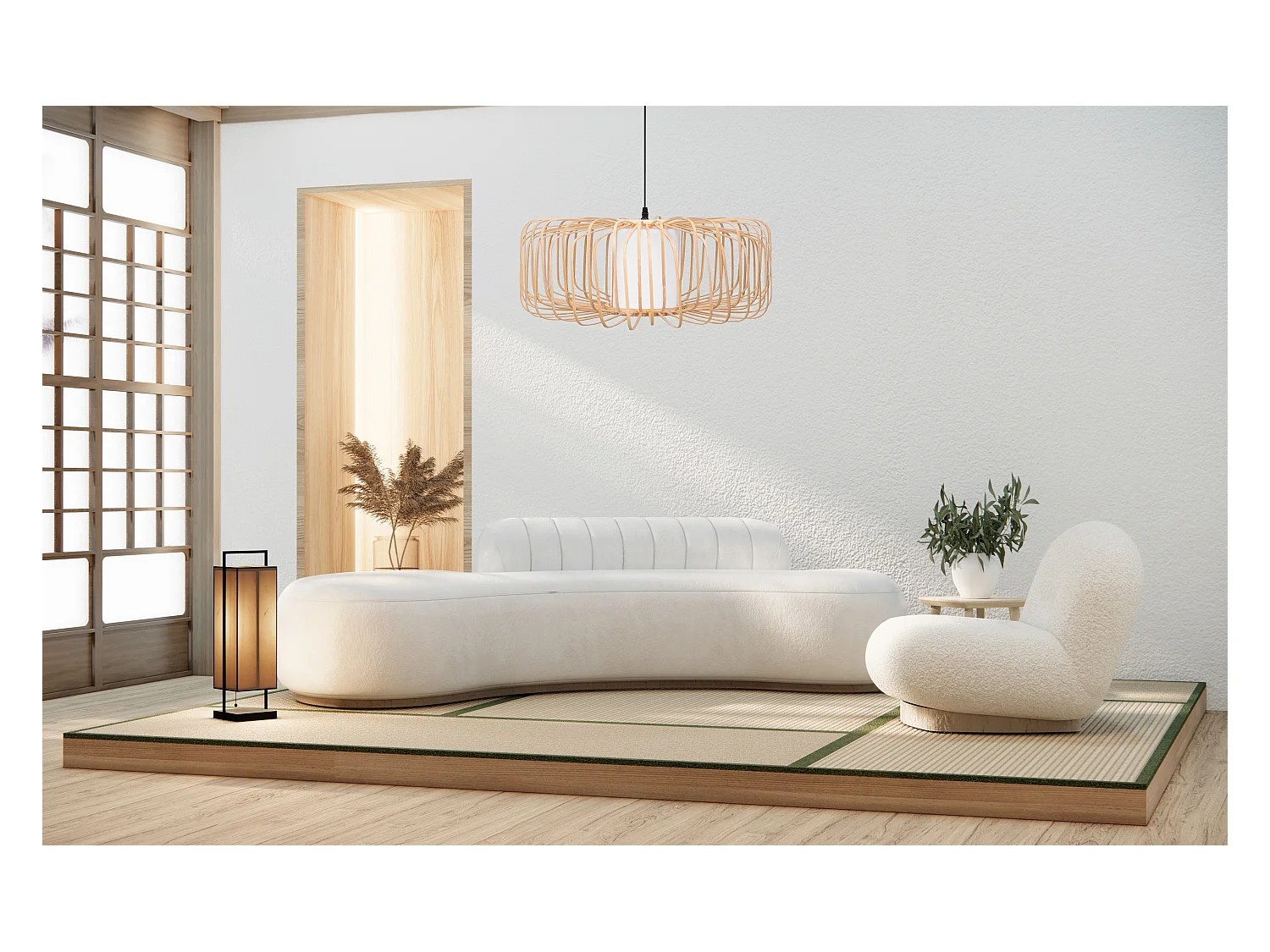 Hanglamp Toolight App1376-1Cp Boho Beige