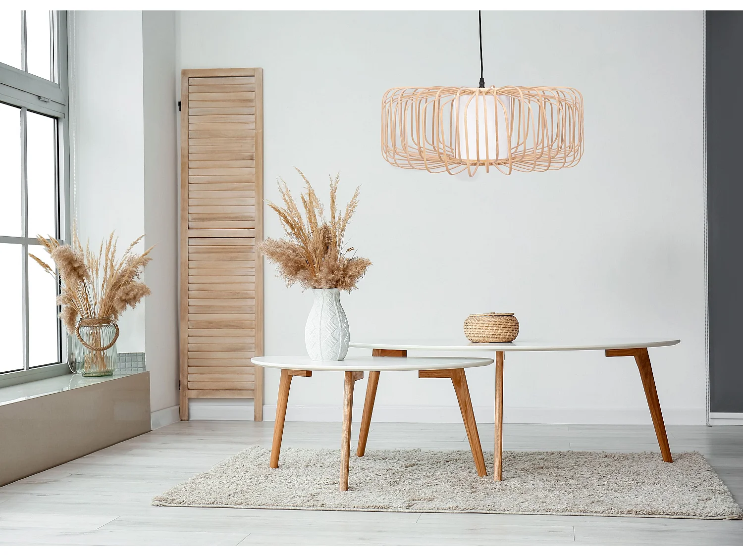 Lampe Suspendue Toolight App1376-1Cp Boho Beige