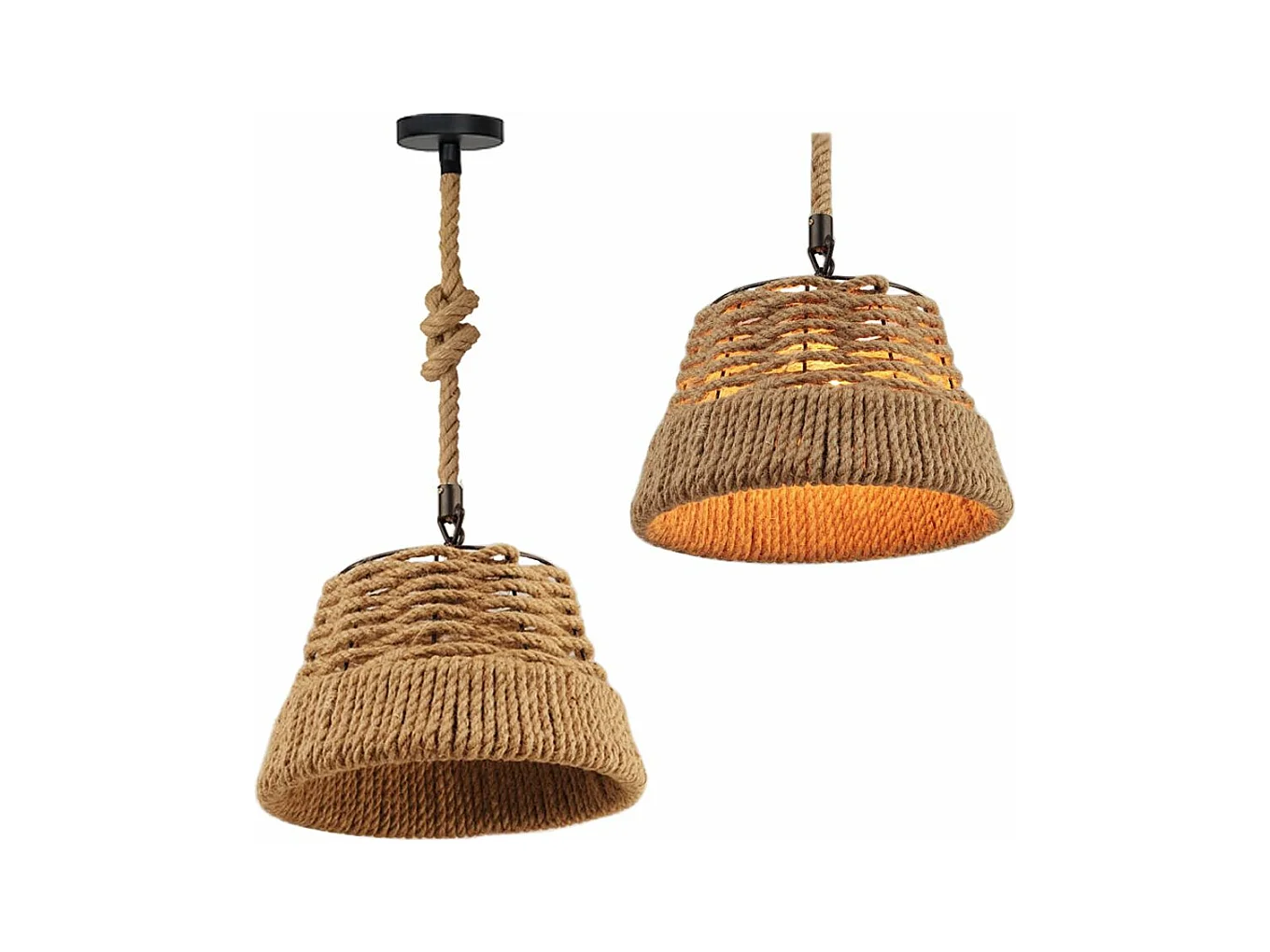 Lampe Suspendue Toolight App1067-1Cp Brown