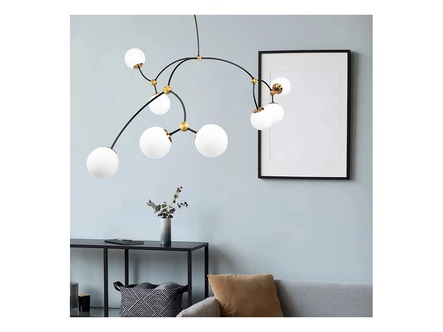 Lampe Suspendue Toolight App1673-8Cp Black