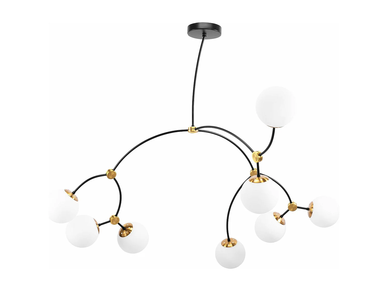 Lámpara Toolight App1673-8Cp Black