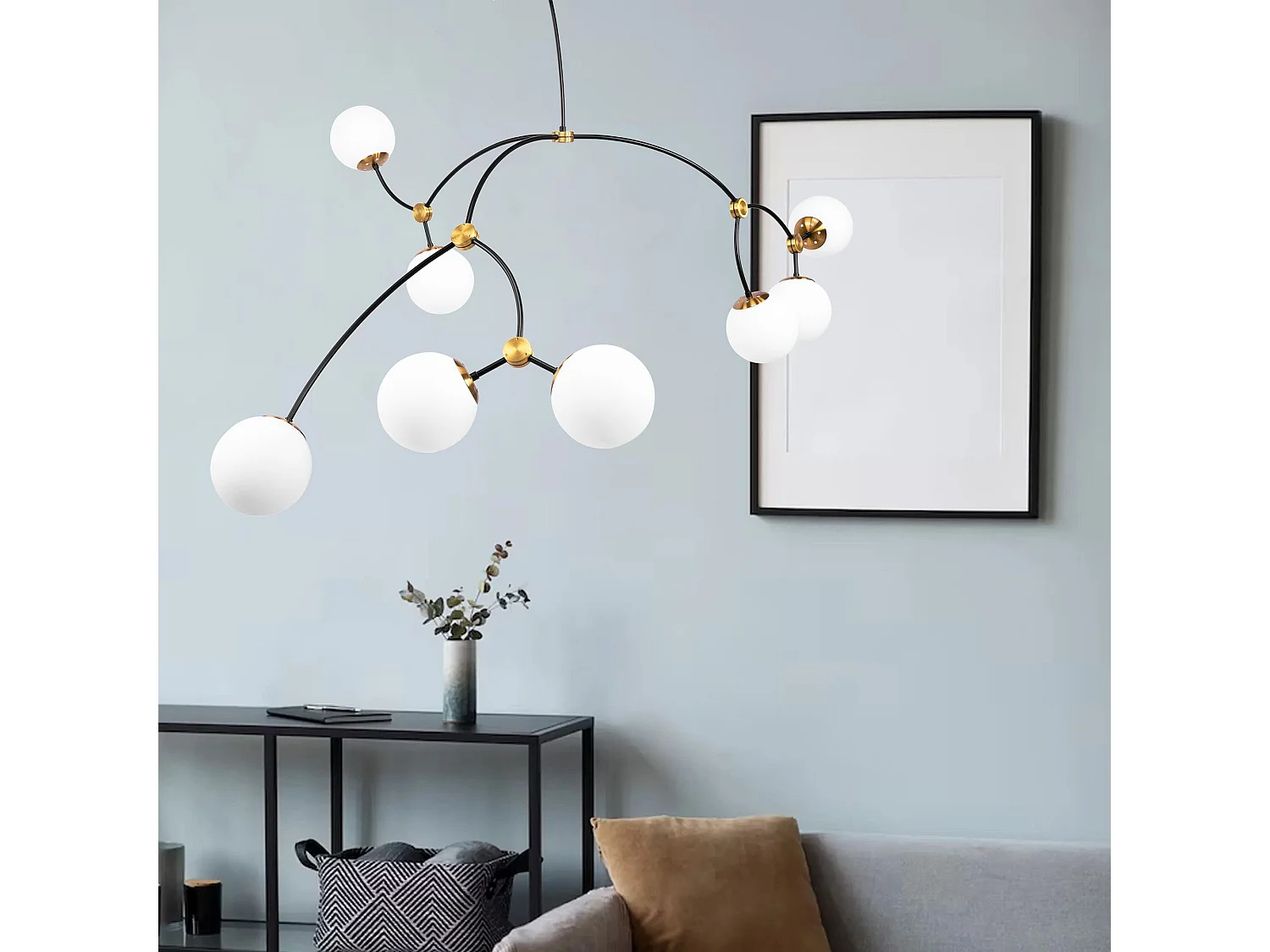 Lámpara Toolight App1673-8Cp Black