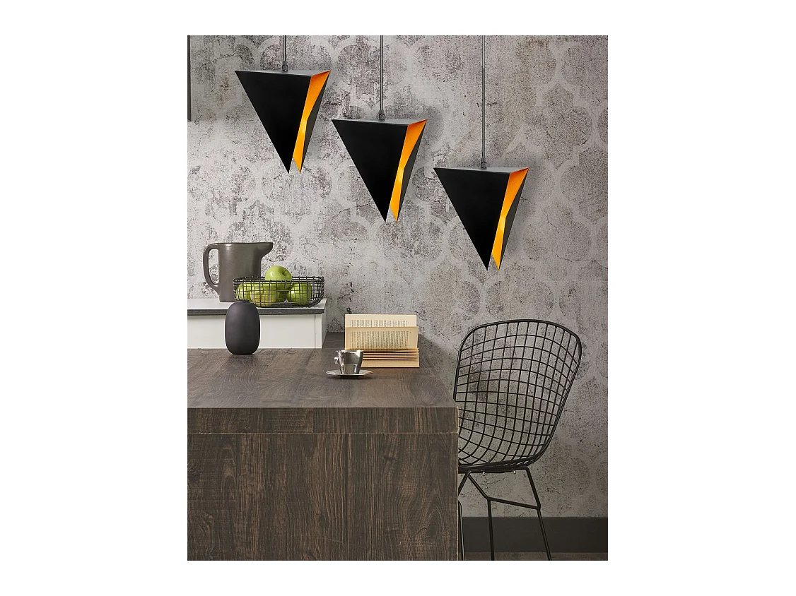 Lampe Suspendue Toolight App254-3Cp Black