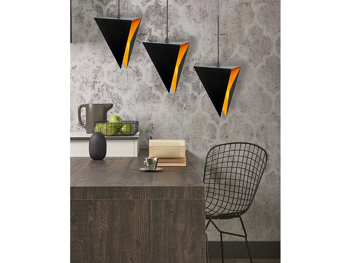 Lampe Suspendue Toolight App254-3Cp Black