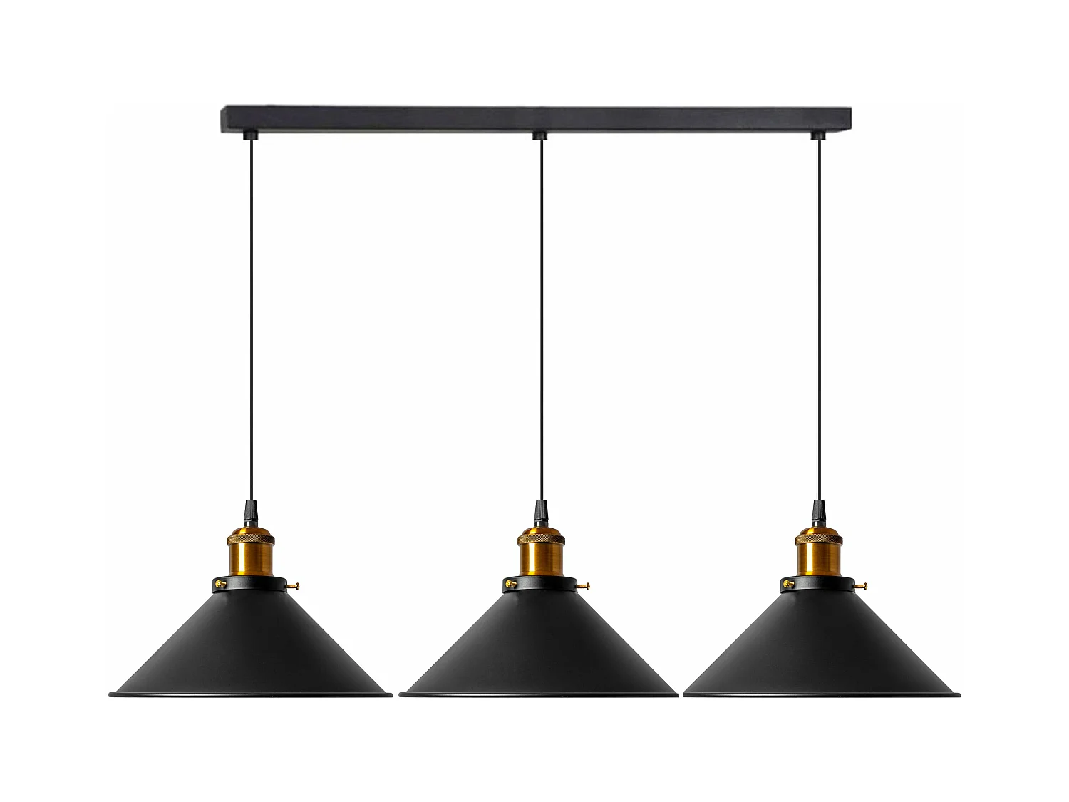 Lampe Suspendue Toolight App017-3Cp Porto Black