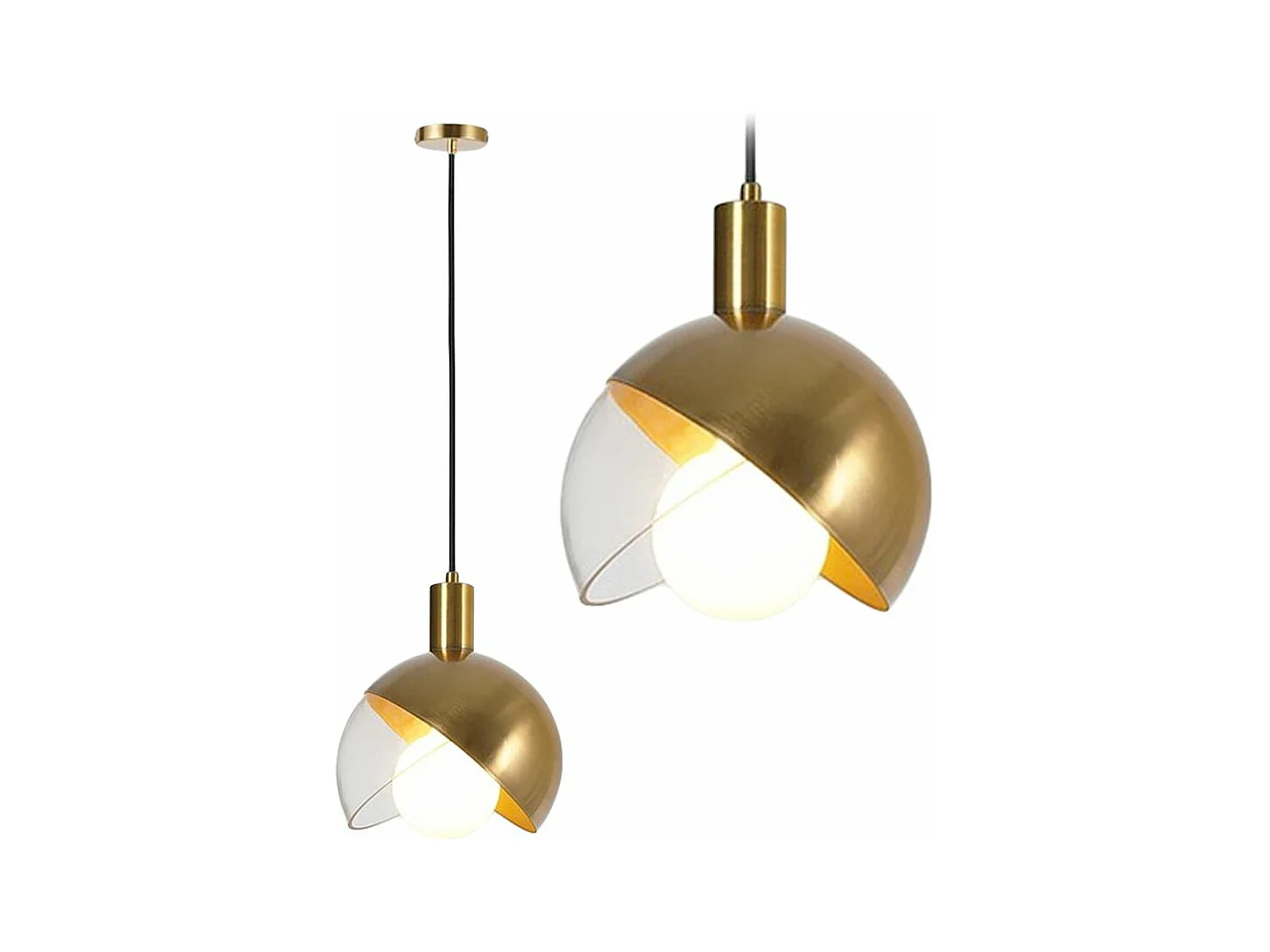 Lampe Suspendue Toolight App638-1Cp Gold