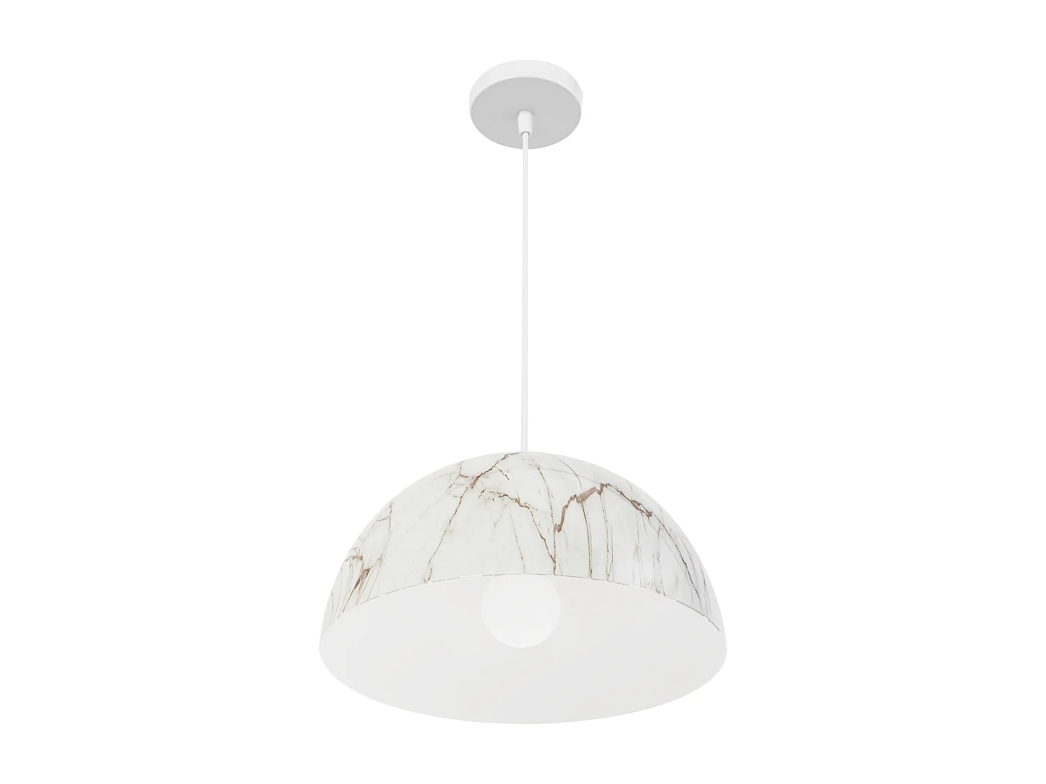 Lampada Toolight App911-1Cp Marble 30Cm White