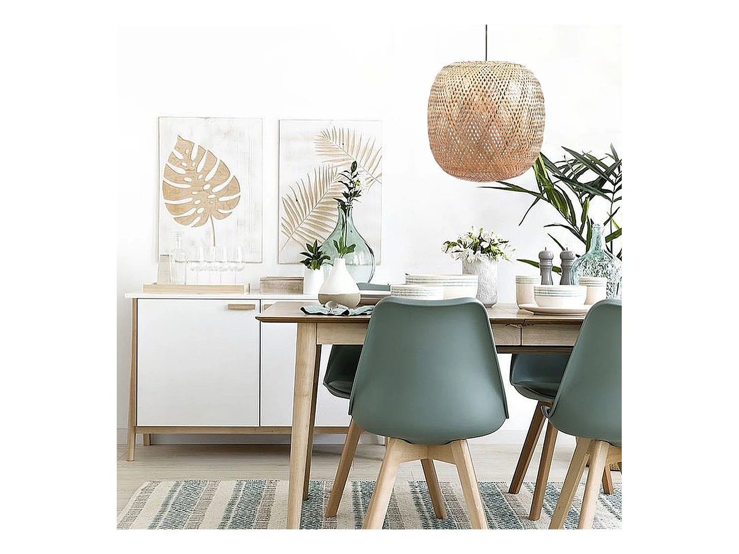 Lampe Suspendue Toolight App1326-1Cp Beige