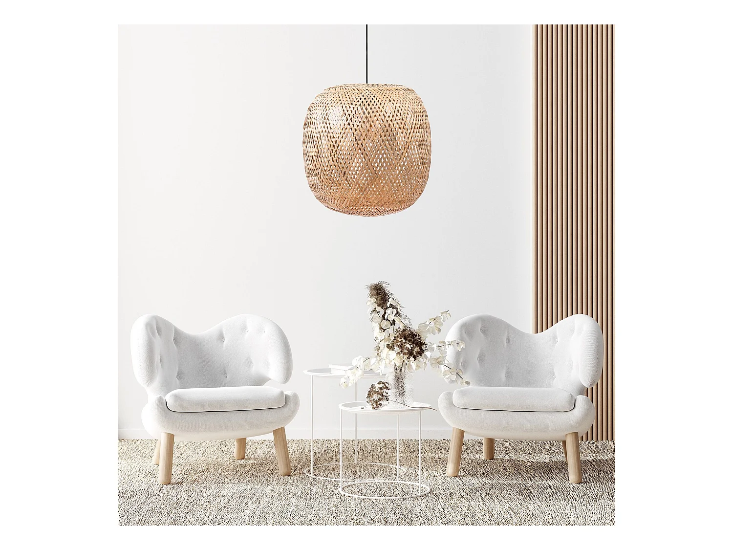 Lampe Suspendue Toolight App1326-1Cp Beige