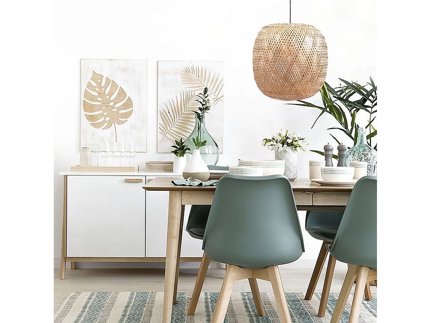 Lampe Suspendue Toolight App1326-1Cp Beige