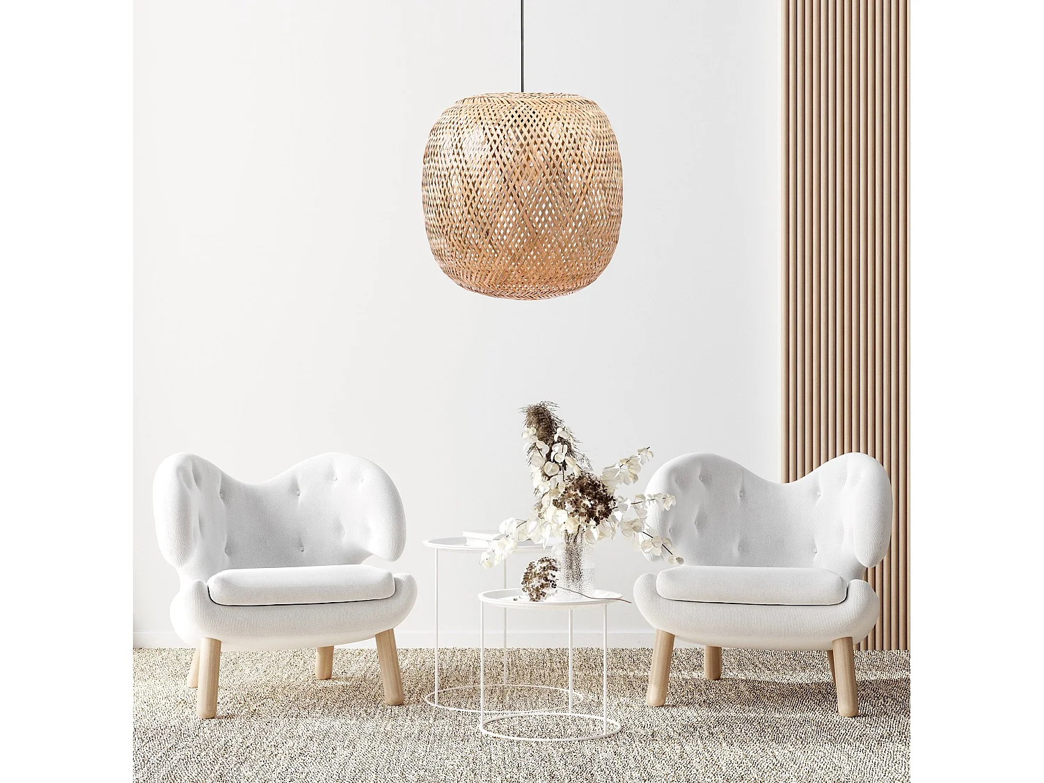 Lampe Suspendue Toolight App1326-1Cp Beige