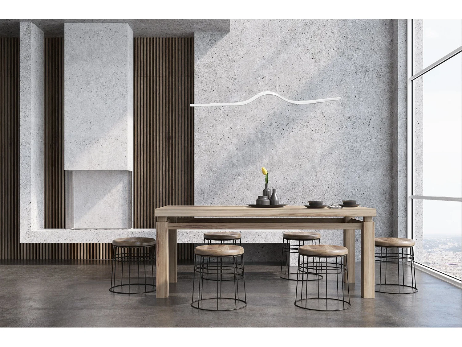 Lampe Suspendue Toolight Led App807-Cp White