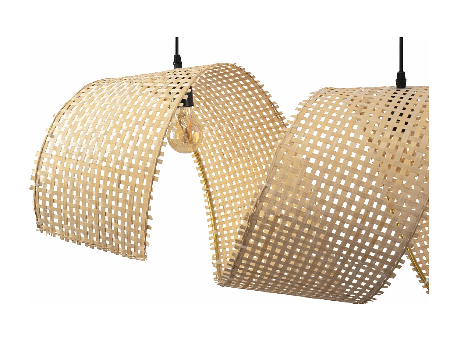 Hanglamp Toolight App1643-4Cp Spiral Boho 160Cm Beige